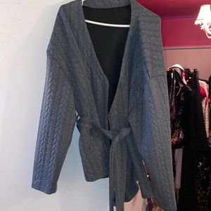Shein Gray Quilted Jacket 3X
